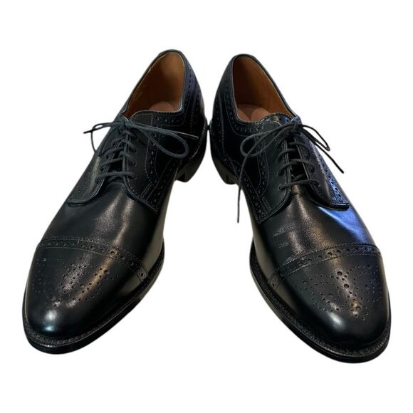 New Allen Edmonds Sanford Black Leather Lace-up Oxford Dress Shoes 9  9B main image 6